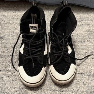 Vans MTE Black and White High-Top Sneakers (winterized)